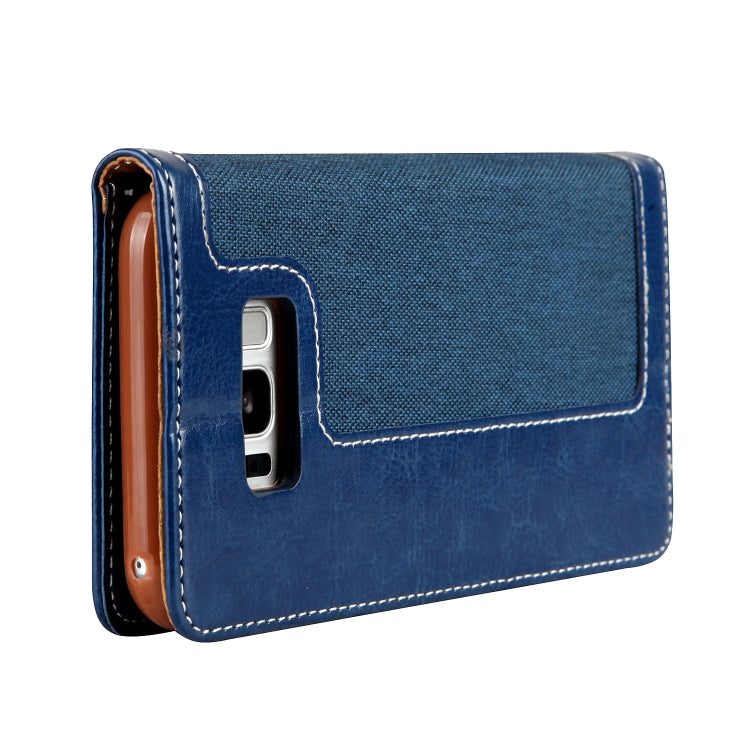 For Galaxy S8 CMai2 Legend of Xingyue Series Denim Texture Horizontal Flip Leather Case with Holder & Card Slots & Photo Frame & Hand Strap