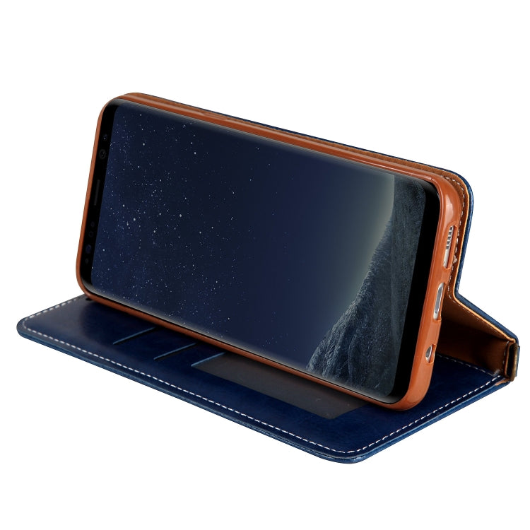 For Galaxy S8 CMai2 Legend of Xingyue Series Denim Texture Horizontal Flip Leather Case with Holder & Card Slots & Photo Frame & Hand Strap