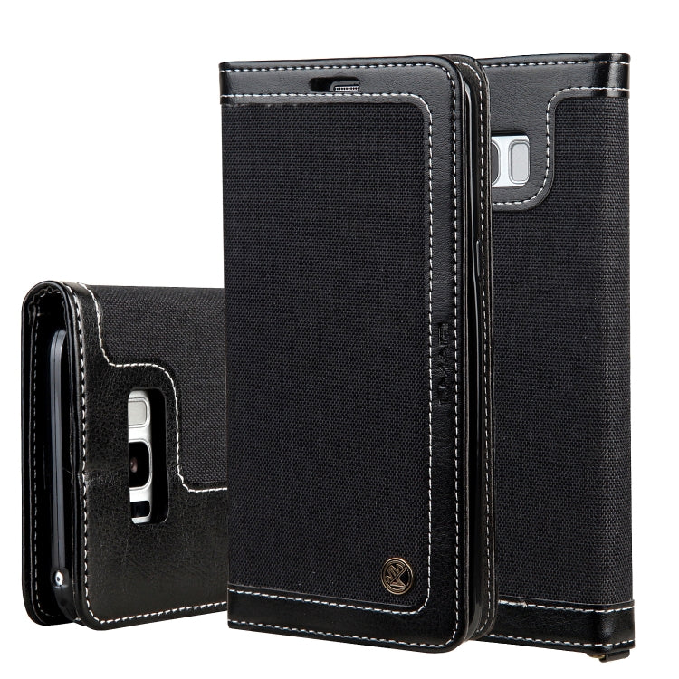 For Galaxy S8 CMai2 Legend of Xingyue Series Denim Texture Horizontal Flip Leather Case with Holder & Card Slots & Photo Frame & Hand Strap