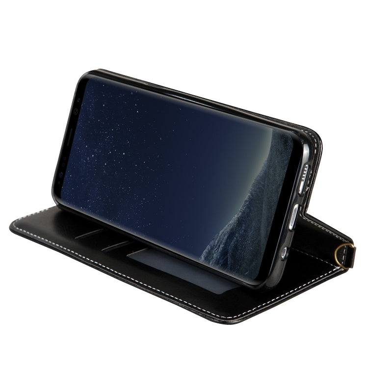 For Galaxy S8 CMai2 Legend of Xingyue Series Denim Texture Horizontal Flip Leather Case with Holder & Card Slots & Photo Frame & Hand Strap