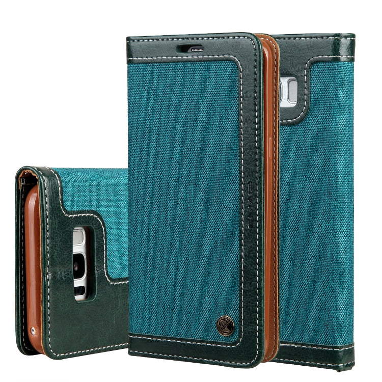 For Galaxy S8+ CMai2 Legend of Xingyue Series Denim Texture Horizontal Flip Leather Case with Holder & Card Slots & Photo Frame & Hand Strap