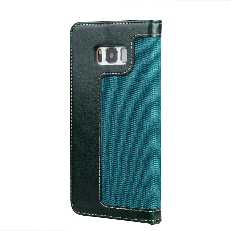 For Galaxy S8+ CMai2 Legend of Xingyue Series Denim Texture Horizontal Flip Leather Case with Holder & Card Slots & Photo Frame & Hand Strap