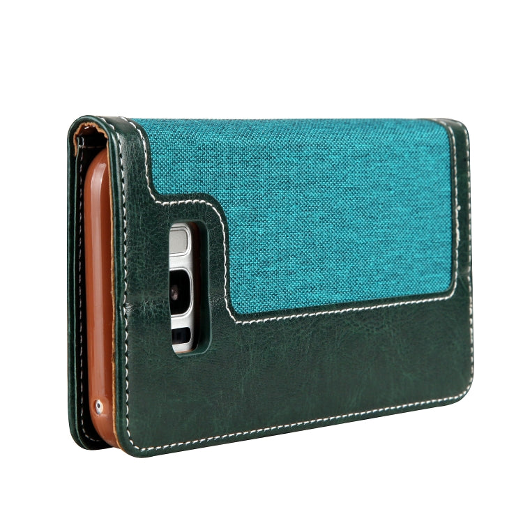 For Galaxy S8+ CMai2 Legend of Xingyue Series Denim Texture Horizontal Flip Leather Case with Holder & Card Slots & Photo Frame & Hand Strap