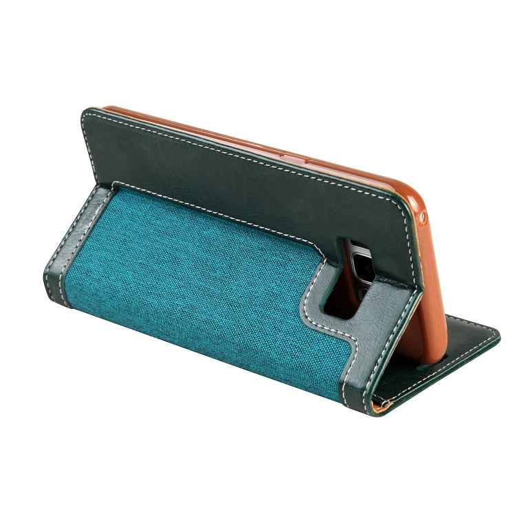 For Galaxy S8+ CMai2 Legend of Xingyue Series Denim Texture Horizontal Flip Leather Case with Holder & Card Slots & Photo Frame & Hand Strap