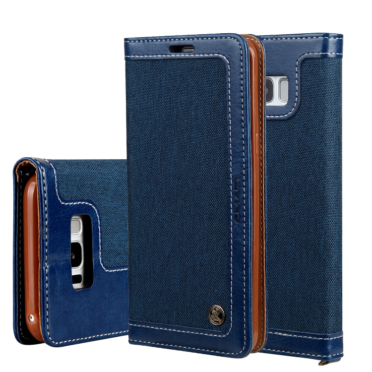 For Galaxy S8+ CMai2 Legend of Xingyue Series Denim Texture Horizontal Flip Leather Case with Holder & Card Slots & Photo Frame & Hand Strap