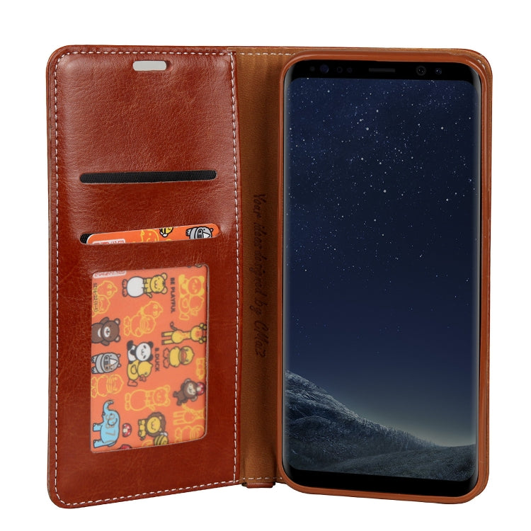 For Galaxy S8+ CMai2 Legend of Xingyue Series Denim Texture Horizontal Flip Leather Case with Holder & Card Slots & Photo Frame & Hand Strap