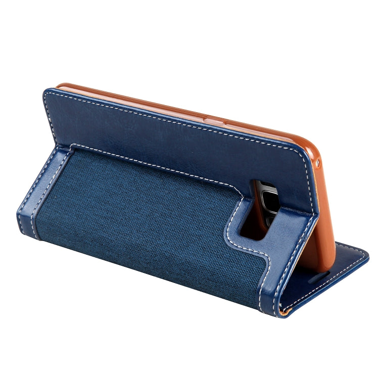 For Galaxy S8+ CMai2 Legend of Xingyue Series Denim Texture Horizontal Flip Leather Case with Holder & Card Slots & Photo Frame & Hand Strap