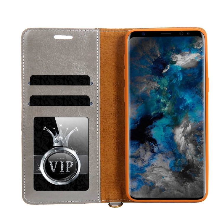 For Galaxy S9 CMai2 Legend of Xingyue Series Denim Texture Horizontal Flip Leather Case with Holder & Card Slots & Photo Frame & Hand Strap