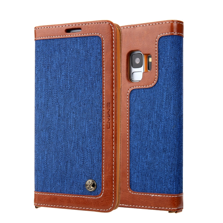 For Galaxy S9 CMai2 Legend of Xingyue Series Denim Texture Horizontal Flip Leather Case with Holder & Card Slots & Photo Frame & Hand Strap