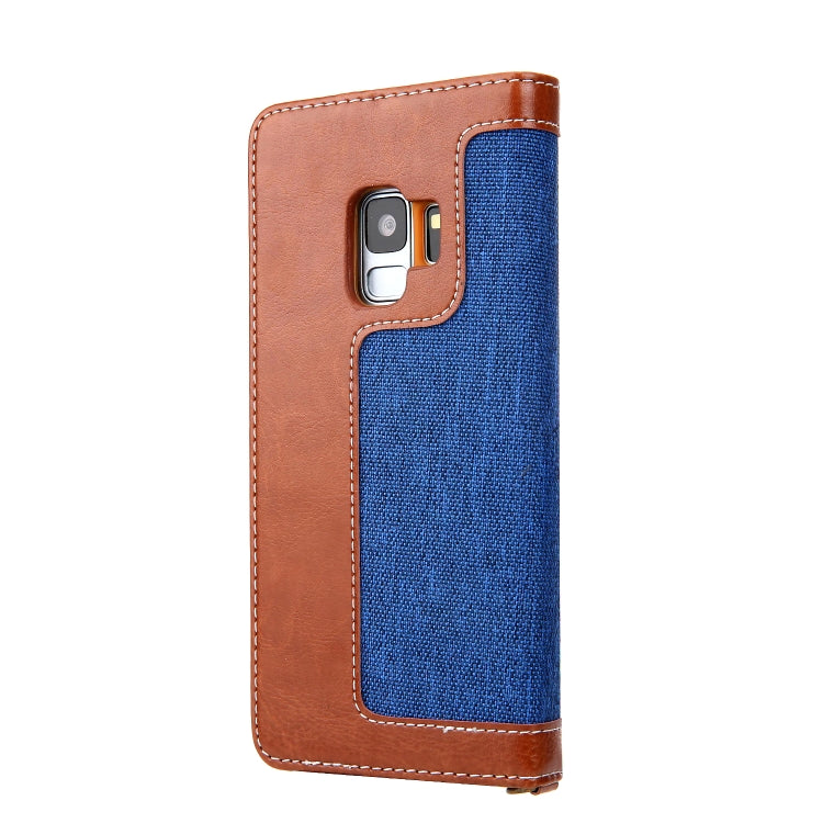 For Galaxy S9 CMai2 Legend of Xingyue Series Denim Texture Horizontal Flip Leather Case with Holder & Card Slots & Photo Frame & Hand Strap