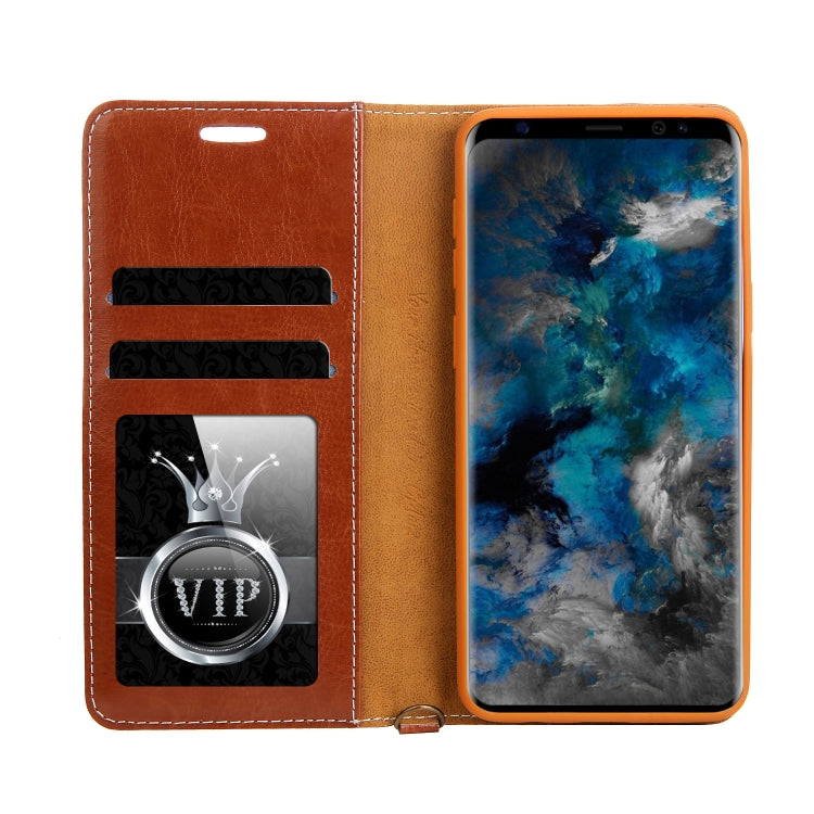 For Galaxy S9 CMai2 Legend of Xingyue Series Denim Texture Horizontal Flip Leather Case with Holder & Card Slots & Photo Frame & Hand Strap