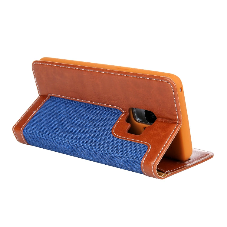 For Galaxy S9 CMai2 Legend of Xingyue Series Denim Texture Horizontal Flip Leather Case with Holder & Card Slots & Photo Frame & Hand Strap