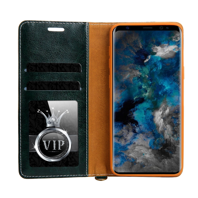 For Galaxy S9+ CMai2 Legend of Xingyue Series Denim Texture Horizontal Flip Leather Case with Holder & Card Slots & Photo Frame & Hand Strap