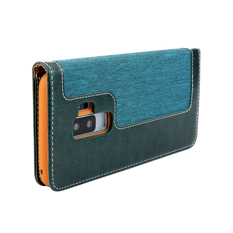 For Galaxy S9+ CMai2 Legend of Xingyue Series Denim Texture Horizontal Flip Leather Case with Holder & Card Slots & Photo Frame & Hand Strap