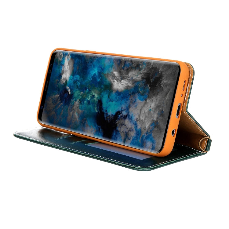 For Galaxy S9+ CMai2 Legend of Xingyue Series Denim Texture Horizontal Flip Leather Case with Holder & Card Slots & Photo Frame & Hand Strap