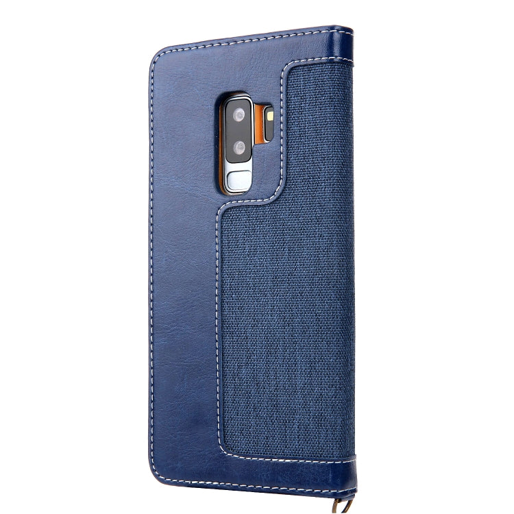 For Galaxy S9+ CMai2 Legend of Xingyue Series Denim Texture Horizontal Flip Leather Case with Holder & Card Slots & Photo Frame & Hand Strap