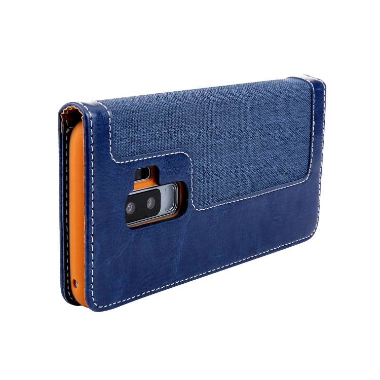 For Galaxy S9+ CMai2 Legend of Xingyue Series Denim Texture Horizontal Flip Leather Case with Holder & Card Slots & Photo Frame & Hand Strap