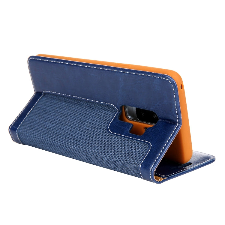 For Galaxy S9+ CMai2 Legend of Xingyue Series Denim Texture Horizontal Flip Leather Case with Holder & Card Slots & Photo Frame & Hand Strap