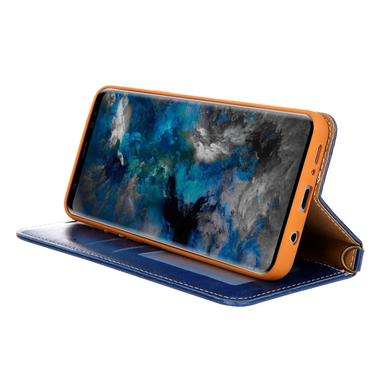 For Galaxy S9+ CMai2 Legend of Xingyue Series Denim Texture Horizontal Flip Leather Case with Holder & Card Slots & Photo Frame & Hand Strap