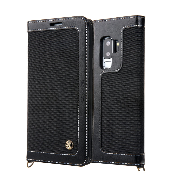 For Galaxy S9+ CMai2 Legend of Xingyue Series Denim Texture Horizontal Flip Leather Case with Holder & Card Slots & Photo Frame & Hand Strap