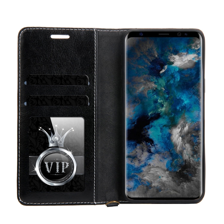 For Galaxy S9+ CMai2 Legend of Xingyue Series Denim Texture Horizontal Flip Leather Case with Holder & Card Slots & Photo Frame & Hand Strap