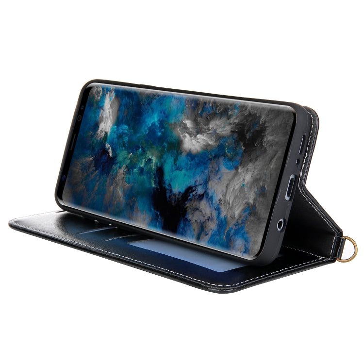 For Galaxy S9+ CMai2 Legend of Xingyue Series Denim Texture Horizontal Flip Leather Case with Holder & Card Slots & Photo Frame & Hand Strap