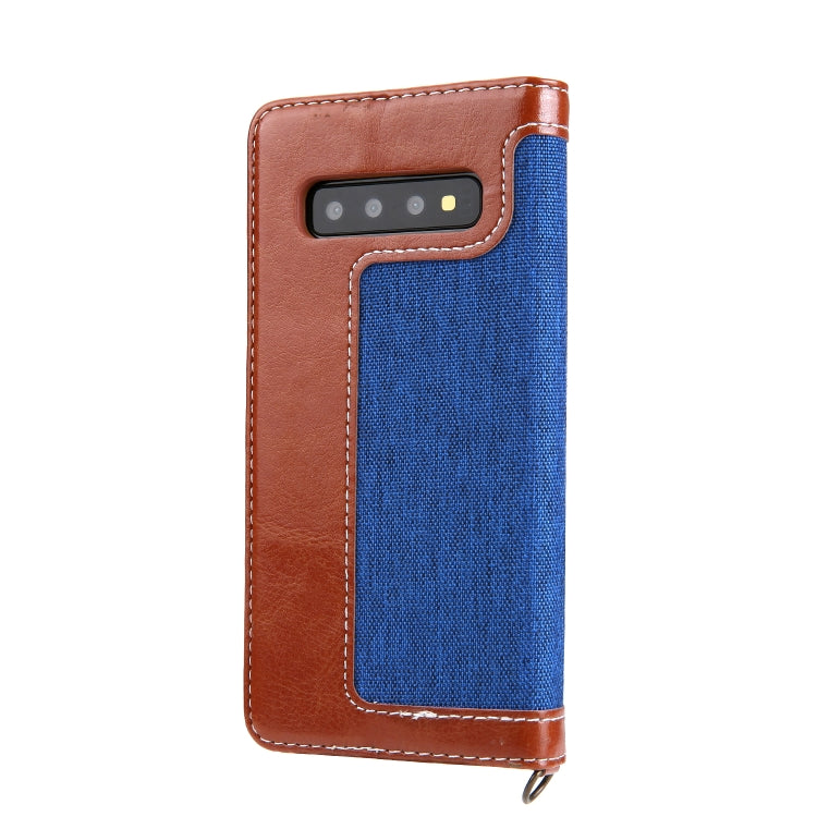 For Galaxy S10+ CMai2 Legend of Xingyue Series Denim Texture Horizontal Flip Leather Case with Holder & Card Slots & Photo Frame & Hand Strap