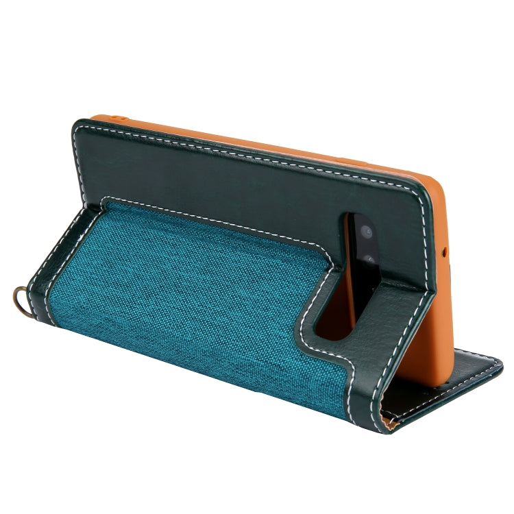 For Galaxy S10+ CMai2 Legend of Xingyue Series Denim Texture Horizontal Flip Leather Case with Holder & Card Slots & Photo Frame & Hand Strap