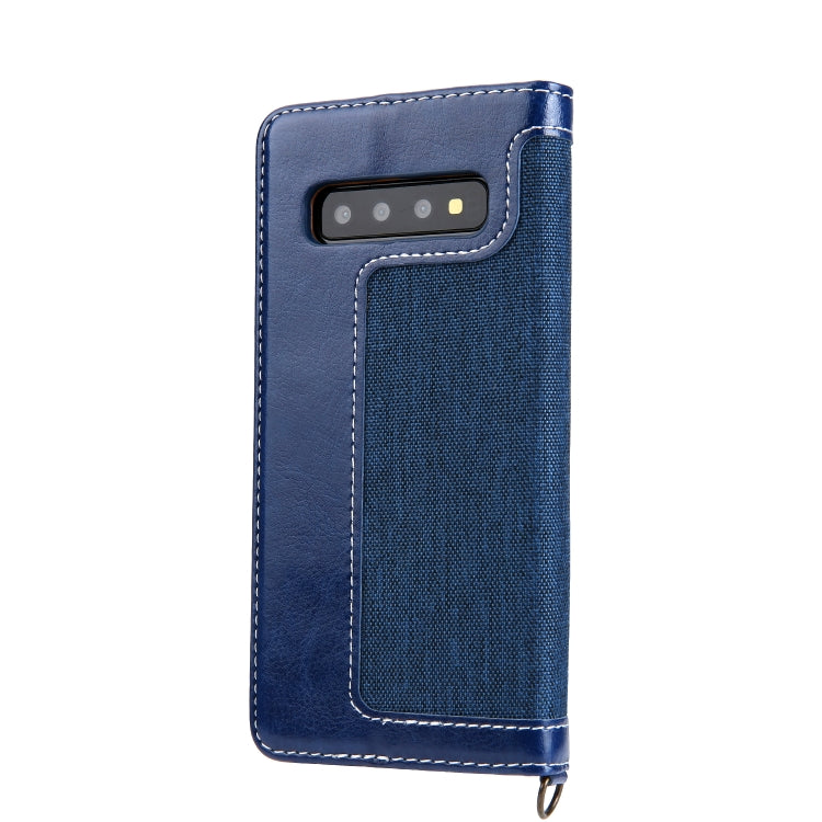 For Galaxy S10+ CMai2 Legend of Xingyue Series Denim Texture Horizontal Flip Leather Case with Holder & Card Slots & Photo Frame & Hand Strap
