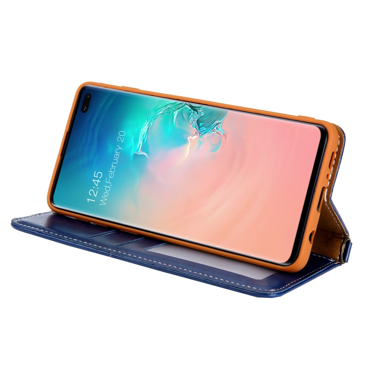 For Galaxy S10+ CMai2 Legend of Xingyue Series Denim Texture Horizontal Flip Leather Case with Holder & Card Slots & Photo Frame & Hand Strap