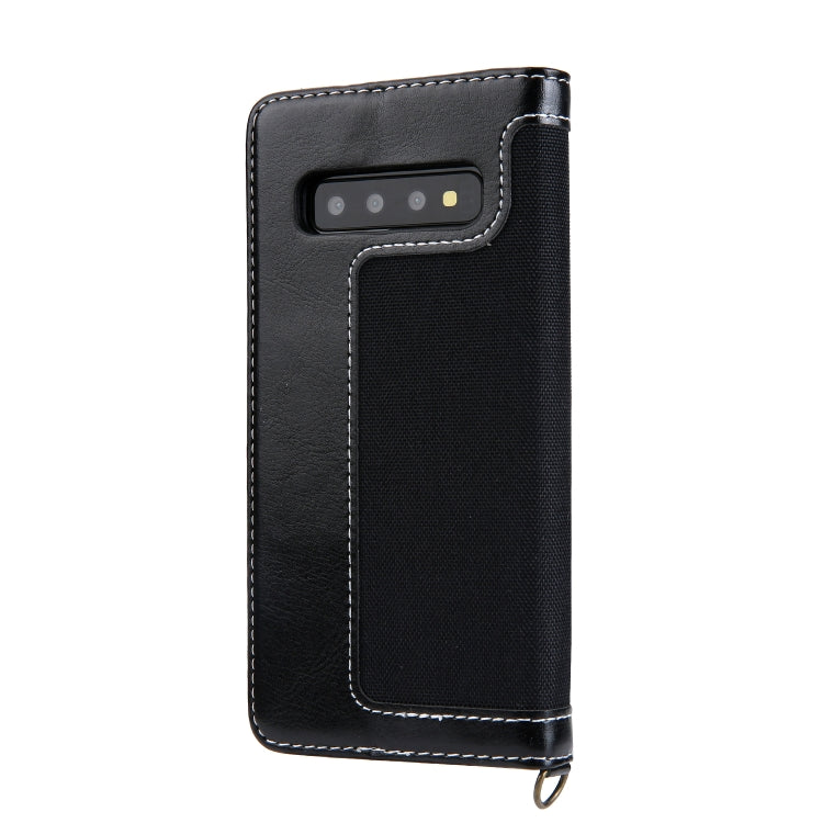 For Galaxy S10+ CMai2 Legend of Xingyue Series Denim Texture Horizontal Flip Leather Case with Holder & Card Slots & Photo Frame & Hand Strap