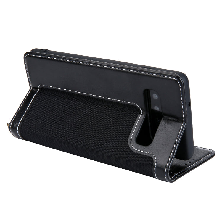 For Galaxy S10+ CMai2 Legend of Xingyue Series Denim Texture Horizontal Flip Leather Case with Holder & Card Slots & Photo Frame & Hand Strap