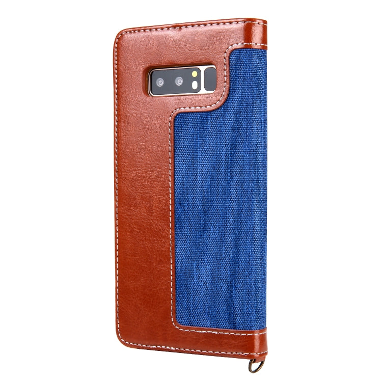 For Galaxy Note8 CMai2 Legend of Xingyue Series Denim Texture Horizontal Flip Leather Case with Holder & Card Slots & Photo Frame & Hand Strap