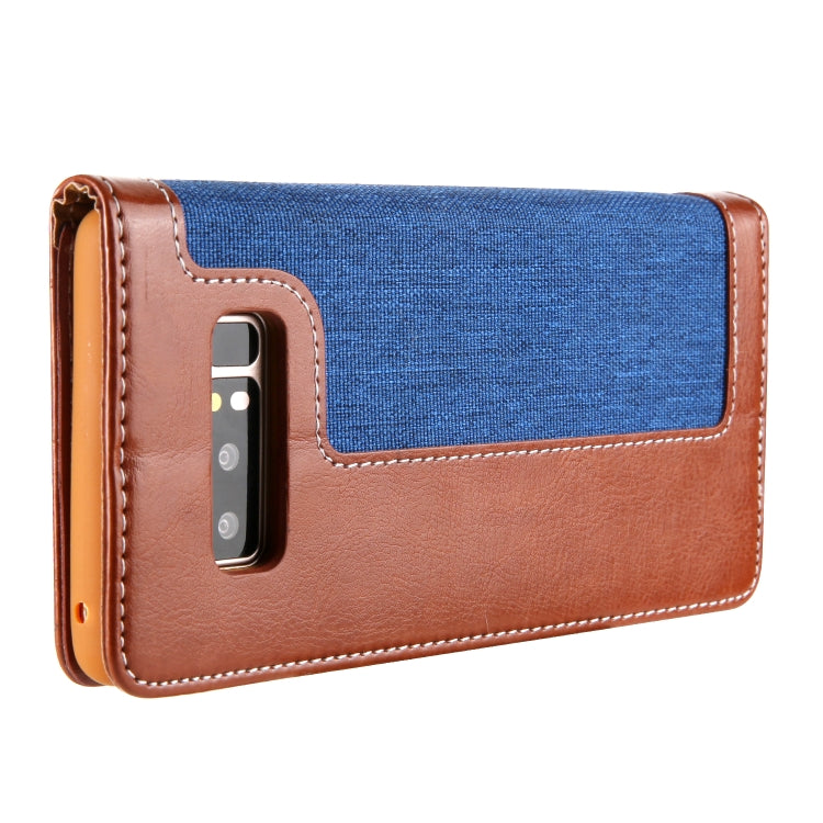 For Galaxy Note8 CMai2 Legend of Xingyue Series Denim Texture Horizontal Flip Leather Case with Holder & Card Slots & Photo Frame & Hand Strap