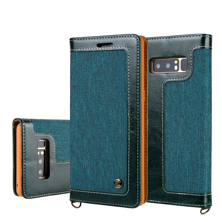 For Galaxy Note8 CMai2 Legend of Xingyue Series Denim Texture Horizontal Flip Leather Case with Holder & Card Slots & Photo Frame & Hand Strap