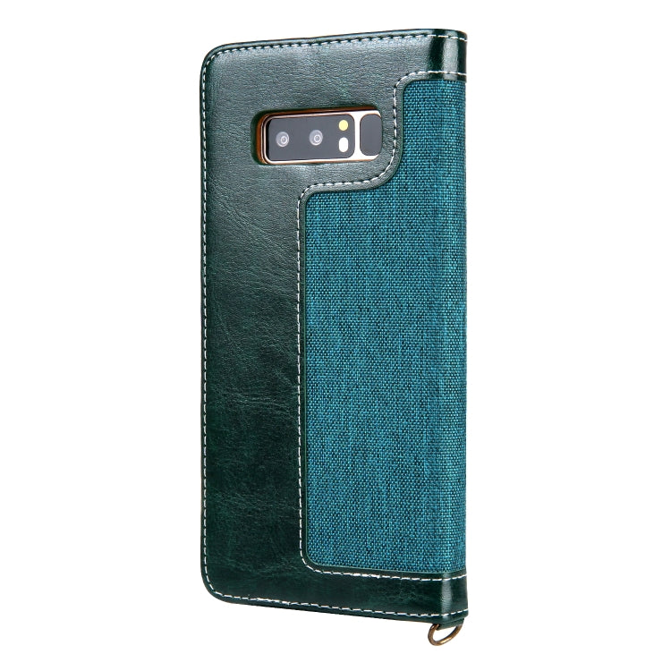 For Galaxy Note8 CMai2 Legend of Xingyue Series Denim Texture Horizontal Flip Leather Case with Holder & Card Slots & Photo Frame & Hand Strap