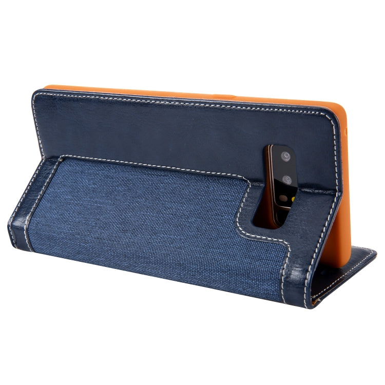 For Galaxy Note8 CMai2 Legend of Xingyue Series Denim Texture Horizontal Flip Leather Case with Holder & Card Slots & Photo Frame & Hand Strap