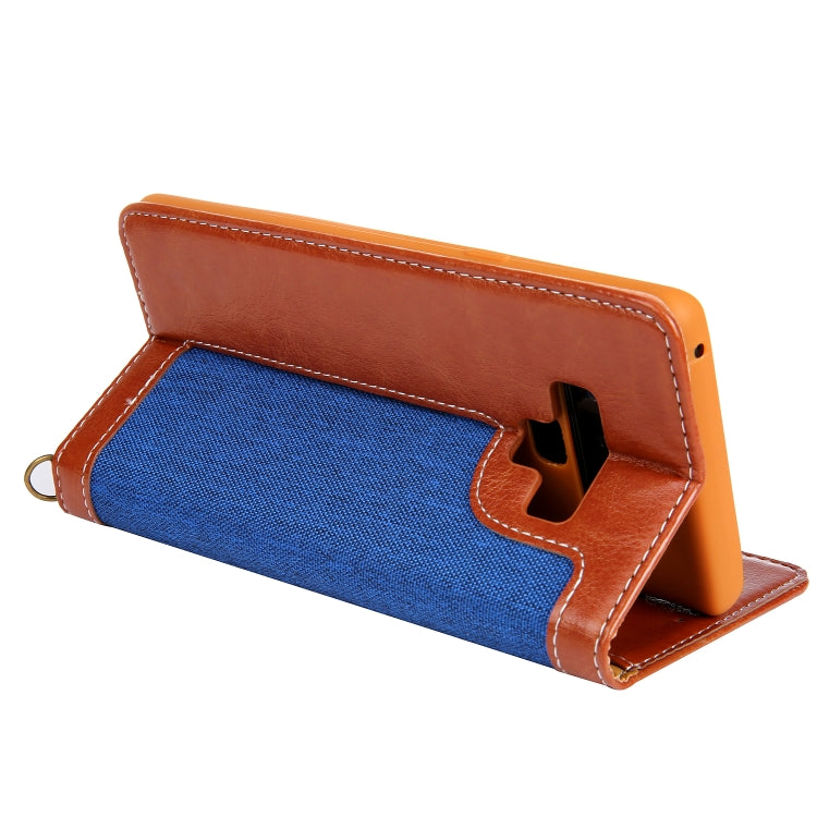 For Galaxy Note9 CMai2 Legend of Xingyue Series Denim Texture Horizontal Flip Leather Case with Holder & Card Slots & Photo Frame & Hand Strap