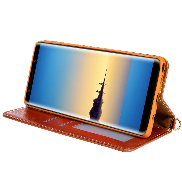 For Galaxy Note9 CMai2 Legend of Xingyue Series Denim Texture Horizontal Flip Leather Case with Holder & Card Slots & Photo Frame & Hand Strap