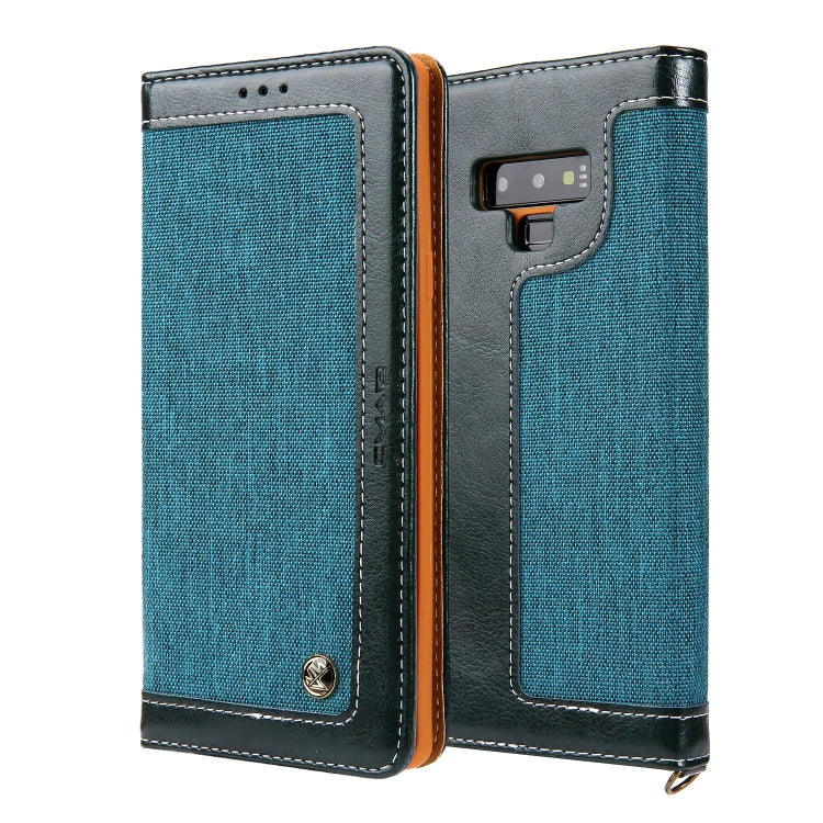 For Galaxy Note9 CMai2 Legend of Xingyue Series Denim Texture Horizontal Flip Leather Case with Holder & Card Slots & Photo Frame & Hand Strap