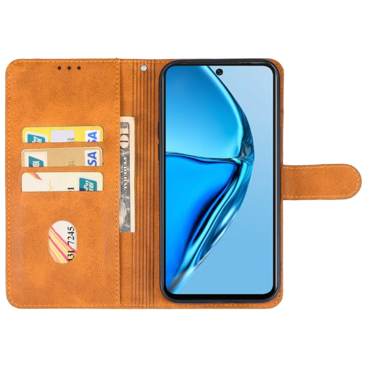 For Infinix Hot 20 Leather Phone Case