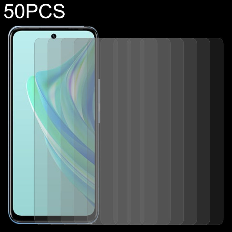 For Infinix Hot 20 Play 50pcs 0.26mm 9H 2.5D Tempered Glass Film