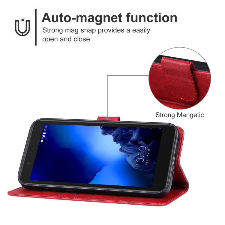 For Alcatel 1C 2019 Leather Phone Case