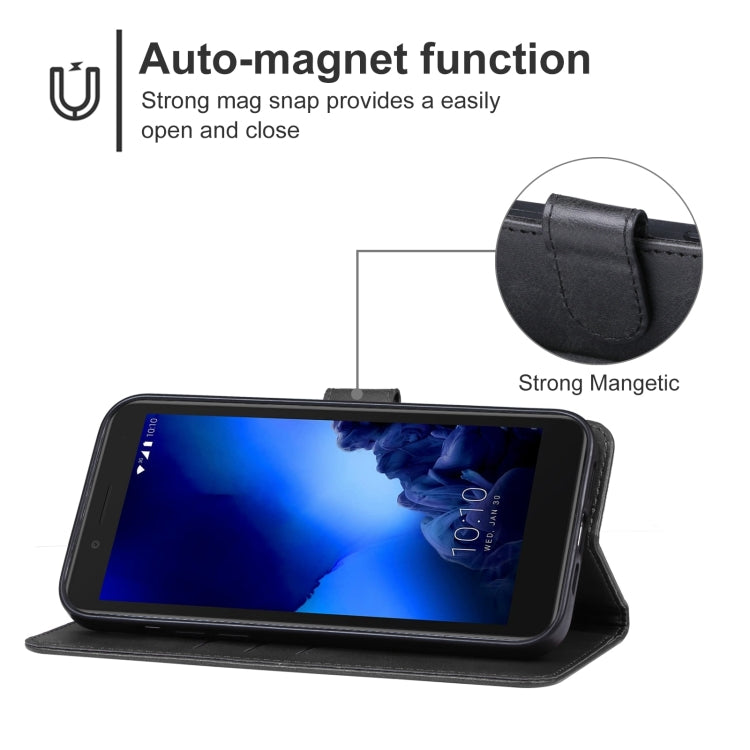 For Alcatel 1C 2019 Leather Phone Case