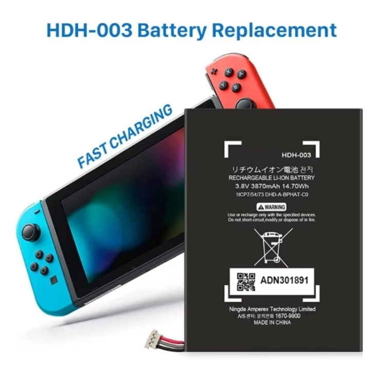 For Switch Lite 3570mAh HDH-003 Battery Replacement