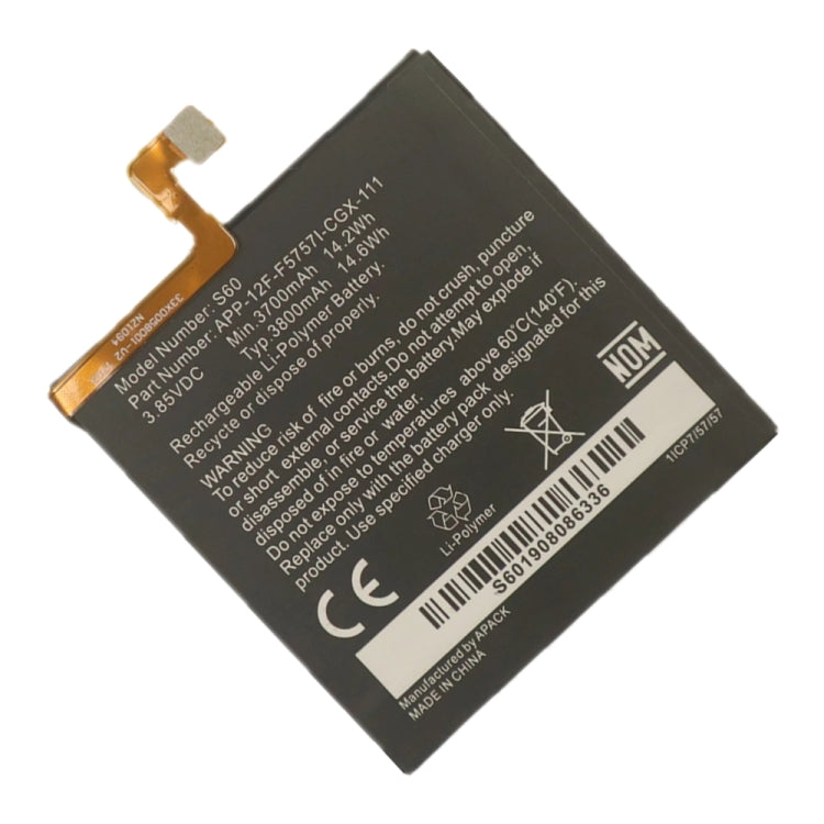For Cat S60 3800mAh Battery Replacement