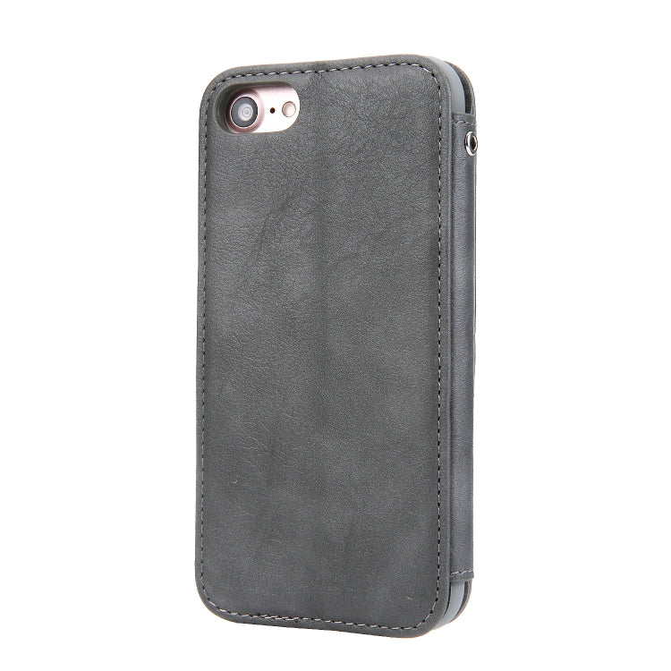 For iPhone SE 2022 / SE 2020 / 8 / 7 CMai2 Cloud Skin Series Horizontal Flip Leather Case with Holder & Card Slots