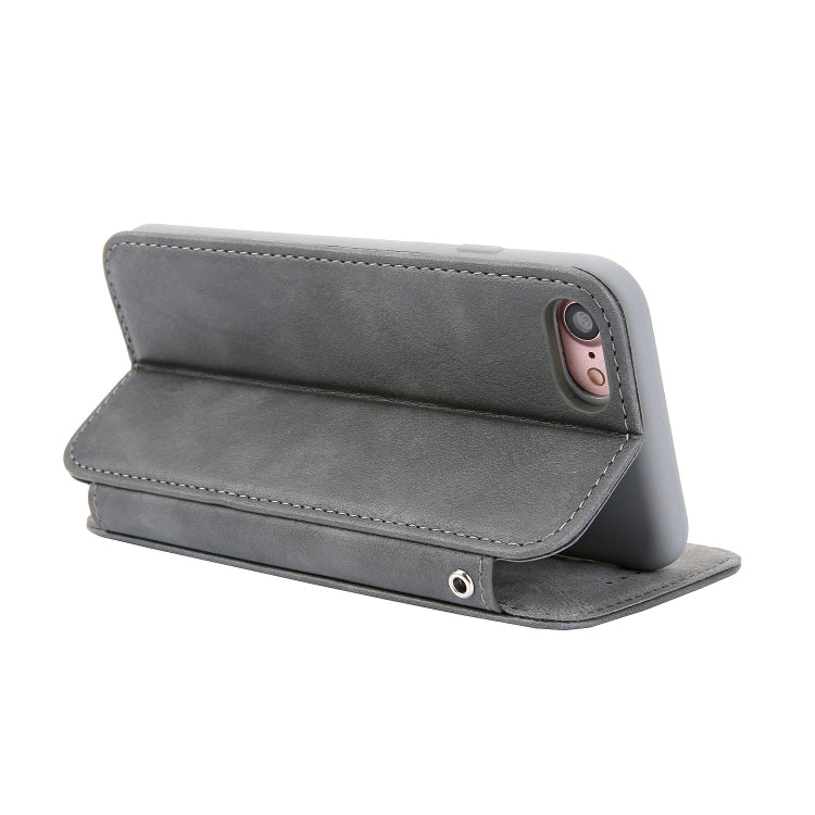 For iPhone SE 2022 / SE 2020 / 8 / 7 CMai2 Cloud Skin Series Horizontal Flip Leather Case with Holder & Card Slots