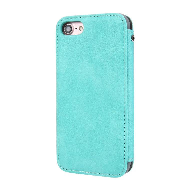 For iPhone SE 2022 / SE 2020 / 8 / 7 CMai2 Cloud Skin Series Horizontal Flip Leather Case with Holder & Card Slots