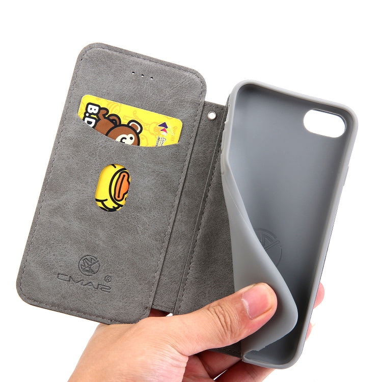 For iPhone SE 2022 / SE 2020 / 8 / 7 CMai2 Cloud Skin Series Horizontal Flip Leather Case with Holder & Card Slots
